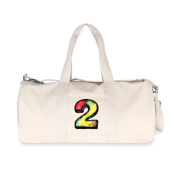 2 Number symbol - Recycled Canvas Sports Bag by Stanley/Stella - natural - Front