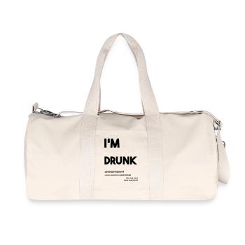 I'm drunk. - Recycled Canvas Sports Bag by Stanley/Stella - natural - Front
