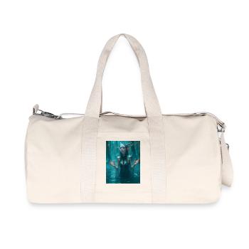 Rusalka, slawischer Wassergeist, verführerisch und tödlich - Recycelte Canvas-Sporttasche von Stanley/Stella - Naturweiß - Vorne