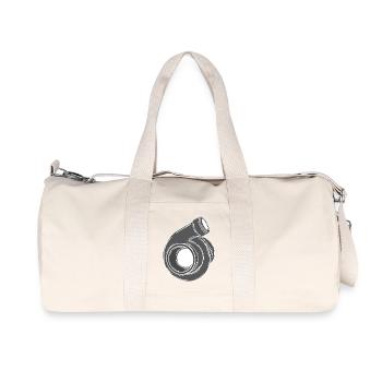 Turbo - Recycelte Canvas-Sporttasche von Stanley/Stella - Naturweiß - Vorne