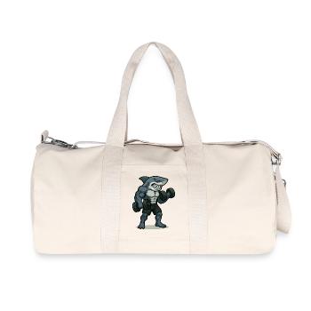 Fitness des requins - Sac de sport en toile recyclée Stanley/Stella - blanc naturel - Devant