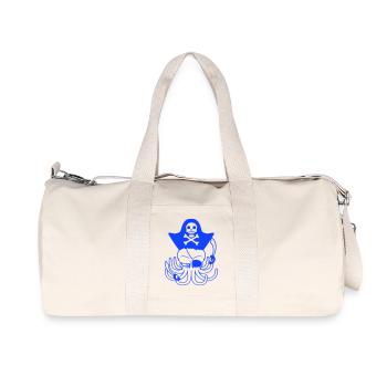 Octopus Pirate Crew Captain Sailor Buccaneer Sail - Recycled Canvas Sports Bag by Stanley/Stella - natural - Front
