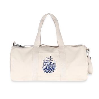 Nordsturm – Der Letzte Krieger - Recycelte Canvas-Sporttasche von Stanley/Stella - Naturweiß - Vorne