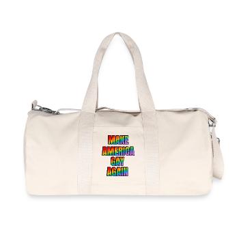 Rendez l’Amérique à nouveau gay - Sac de sport en toile recyclée Stanley/Stella - blanc naturel - Devant