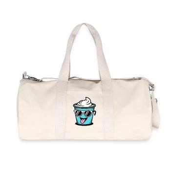 Cups Crème Frech Yoghurt Cream Cream Cream Pudding - Recycled Canvas Sports Bag by Stanley/Stella - natural - Front