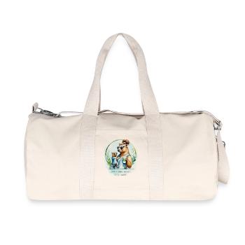 Chill Mom 2026 – Don’t Mess with a Chill Mom - Recycelte Canvas-Sporttasche von Stanley/Stella - Naturweiß - Vorne