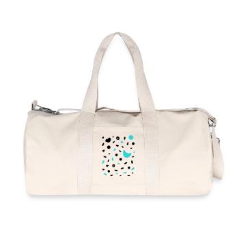Boulder Projekt 7a Design Klettergriffe klettern - Recycelte Canvas-Sporttasche von Stanley/Stella - Naturweiß - Vorne
