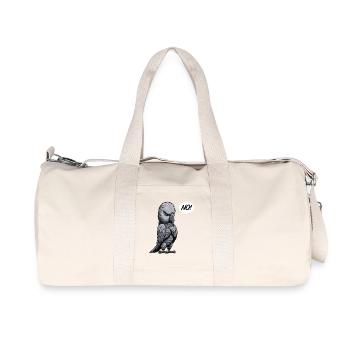 No Graupapagei Papagei Papageibesitzer Papageien - Recycelte Canvas-Sporttasche von Stanley/Stella - Naturweiß - Vorne