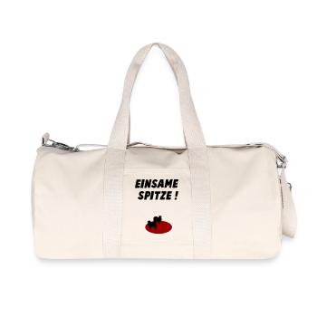 Einsame Spitze - Recycelte Canvas-Sporttasche von Stanley/Stella - Naturweiß - Vorne
