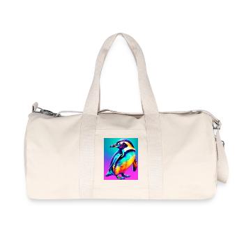 pingouin - Sac de sport en toile recyclée Stanley/Stella - blanc naturel - Devant