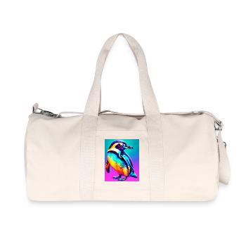 pingouin - Sac de sport en toile recyclée Stanley/Stella - blanc naturel - Devant