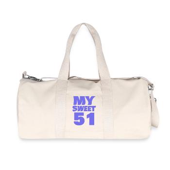 Sweet 51 - Recycelte Canvas-Sporttasche von Stanley/Stella - Naturweiß - Vorne