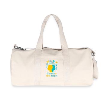 Gemini Star Sign - Astrology - Recycled Canvas Sports Bag by Stanley/Stella - natural - Front