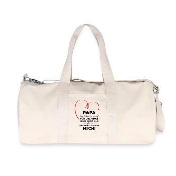 Dad Funny Gift - Recycled Canvas Sports Bag by Stanley/Stella - natural - Front