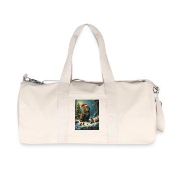 Didimaus - Recycelte Canvas-Sporttasche von Stanley/Stella - Naturweiß - Vorne