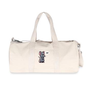 Pas de rat, Ratten, Rattenbesitz, Rattenliebhaber, Rattenliebhaber - Sac de sport en toile recyclée Stanley/Stella - blanc naturel - Devant
