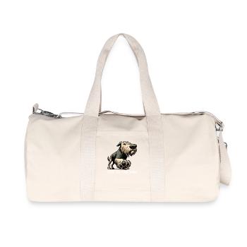 Talk to the Paw Irish Wolfhound Wolfhound Owner - Recycled Canvas Sports Bag by Stanley/Stella - natural - Front