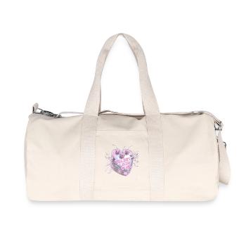 Self Love Club Chrome Heart German Y2K - Recycled Canvas Sports Bag by Stanley/Stella - natural - Front