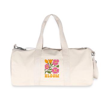 Pop Art floral et splendeur - Sac de sport en toile recyclée Stanley/Stella - blanc naturel - Devant