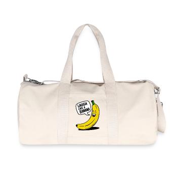 Laugh like a banana - Recycled Canvas Sports Bag by Stanley/Stella - natural - Front
