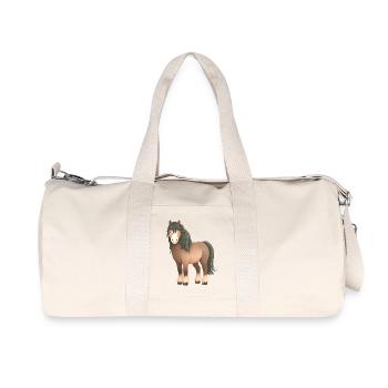 Pferd - Recycelte Canvas-Sporttasche von Stanley/Stella - Naturweiß - Vorne