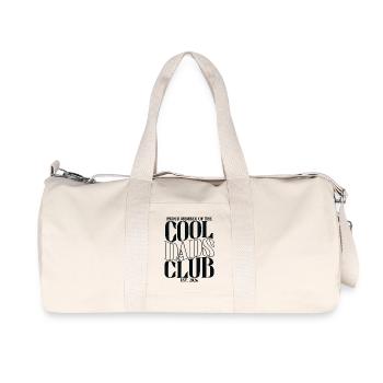 Club des papas cool - cadeau papa pour la fête des pères - Sac de sport en toile recyclée Stanley/Stella - blanc naturel - Devant