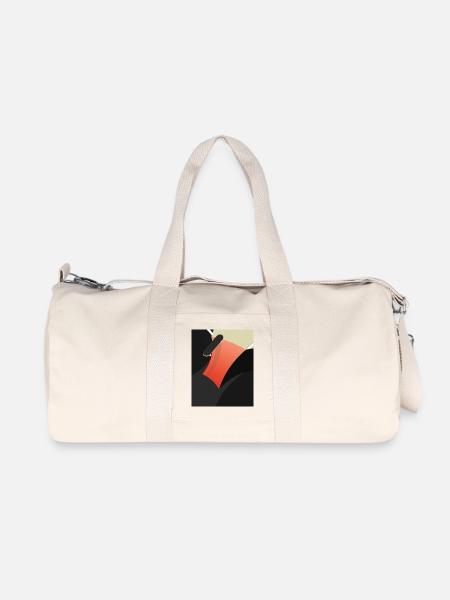 Abstrait Skateboard Rouge - Sac de sport en toile recyclée Stanley/Stella - blanc naturel