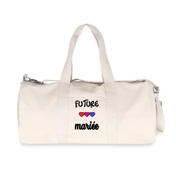 FUTURE MARIEE. EVJF. MARIEE. TEAM. TEAM MARIEE - Sac de sport en toile recyclée Stanley/Stella - blanc naturel - Devant
