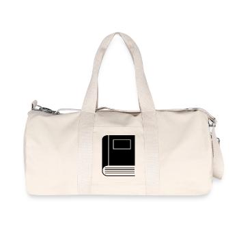 Livre fermé - Sac de sport en toile recyclée Stanley/Stella - blanc naturel - Devant