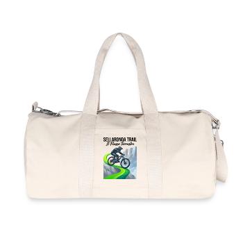 Sellaronda Neon Summit MTB Rider - Recycled Canvas Sports Bag by Stanley/Stella - natural - Front