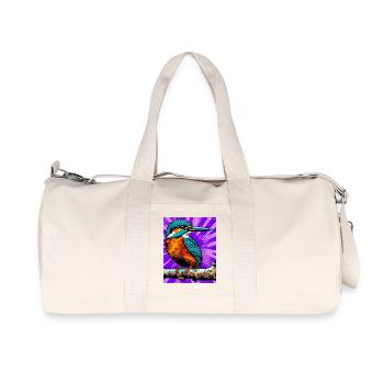 kingfisher - Recycled Canvas Sports Bag by Stanley/Stella - natural - Front