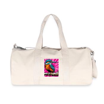 kingfisher - Recycled Canvas Sports Bag by Stanley/Stella - natural - Front