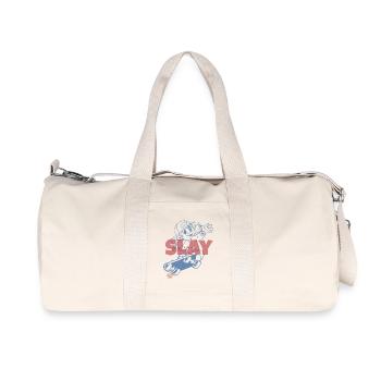 Slay Skateboard  - Recycelte Canvas-Sporttasche von Stanley/Stella - Naturweiß - Vorne
