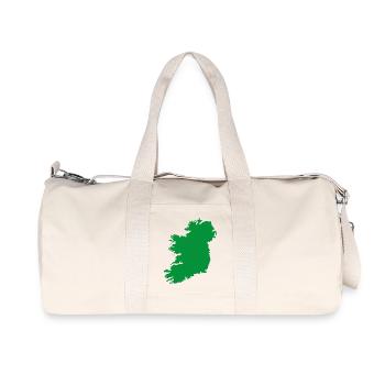 Carte de l’Irlande - Sac de sport en toile recyclée Stanley/Stella - blanc naturel - Devant