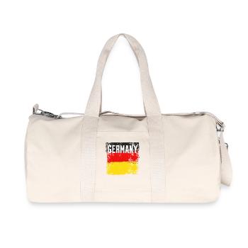 Drapeau allemand du grunge - Sac de sport en toile recyclée Stanley/Stella - blanc naturel - Devant