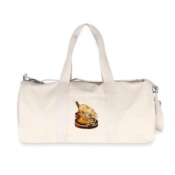 Music is the sound of emotions - Recycled Canvas Sports Bag by Stanley/Stella - natural - Front