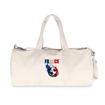 Frankreich Fußball Merch - Recycelte Canvas-Sporttasche von Stanley/Stella - Naturweiß - Vorne