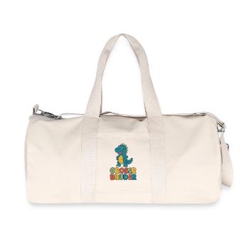 Dinosaurier Großer Bruder - Recycelte Canvas-Sporttasche von Stanley/Stella - Naturweiß - Vorne