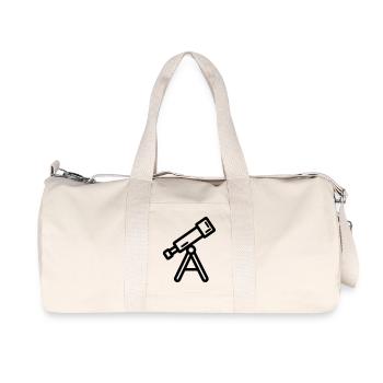 télescope - Sac de sport en toile recyclée Stanley/Stella - blanc naturel - Devant