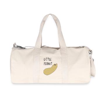 Kleine Erdnuss - Recycelte Canvas-Sporttasche von Stanley/Stella - Naturweiß - Vorne