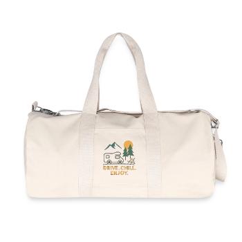 Camping-car - Sac de sport en toile recyclée Stanley/Stella - blanc naturel - Devant