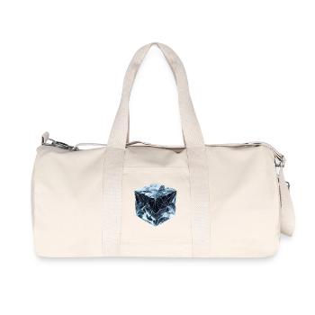 A polygon-style - Recycled Canvas Sports Bag by Stanley/Stella - natural - Front