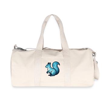 Âme Animal et Être Gardien : Écureuil - Sac de sport en toile recyclée Stanley/Stella - blanc naturel - Devant