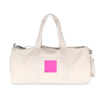 unicorn jam pink - Recycelte Canvas-Sporttasche von Stanley/Stella - Naturweiß - Vorne