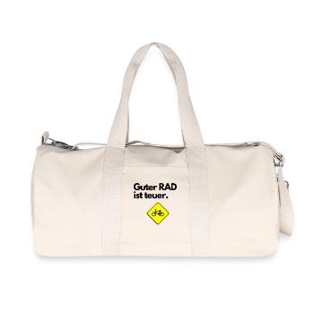 Good RAD is expensive. - Recycled Canvas Sports Bag by Stanley/Stella - natural - Front