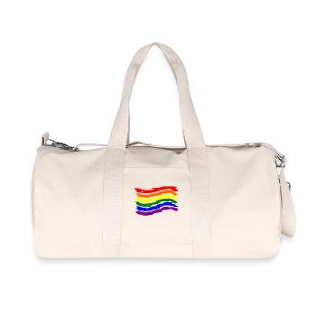 LGBT - Recycled Canvas Sports Bag by Stanley/Stella - natural - Front