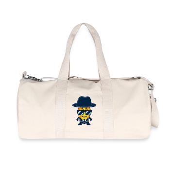 Gangster pineapple with sunglasses - Recycled Canvas Sports Bag by Stanley/Stella - natural - Front