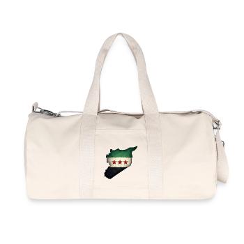 Drapeau Syrie - Sac de sport en toile recyclée Stanley/Stella - blanc naturel - Devant