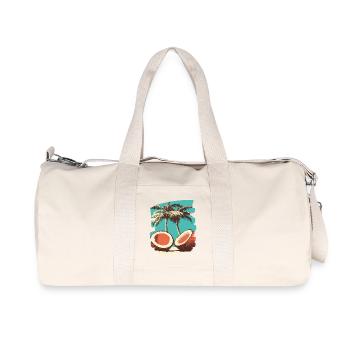 Kokosnuss Noix de - Sac de sport en toile recyclée Stanley/Stella - blanc naturel - Devant