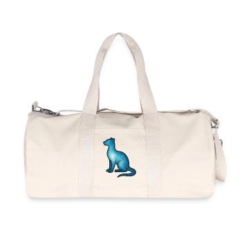 Animal de l’âme et créature gardienne : martres, furets - Sac de sport en toile recyclée Stanley/Stella - blanc naturel - Devant